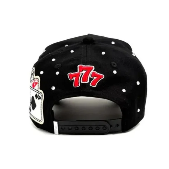 Black and Red Graphic Cap - Picture 3 of 5